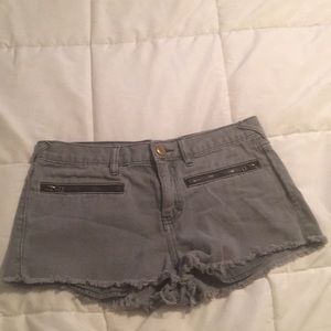 FREE PEOPLE denim cutoffs with Zipper Pockets
